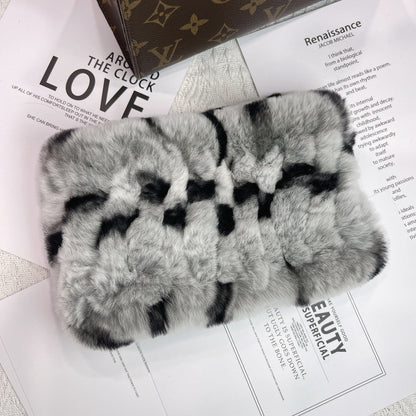 Women's Versatile Fur Snood Warm Scarf