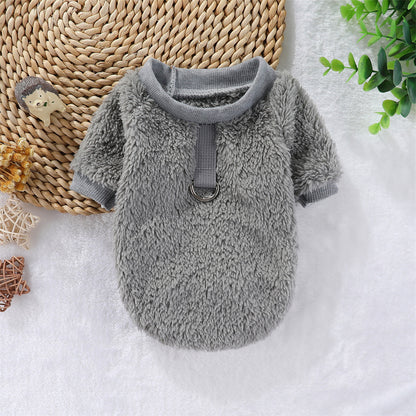 Pet Warm Thickened Double-sided Fleece Two-legged Clothes