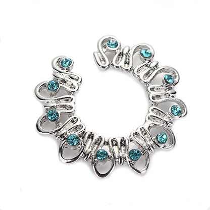 Stainless Steel Flower-shaped Fake Ring Breast Jewelry Punk Style Body Piercing