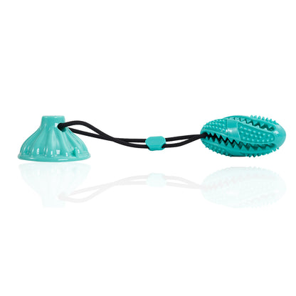 Suction Cup Pull Rope Leaking Pet Toy Ball Tpr Molar Teeth Cleaning Vent Ball Dog Toy Ball