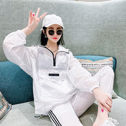 Fashionable Colorful Outerwear Set, Chic And Stylish