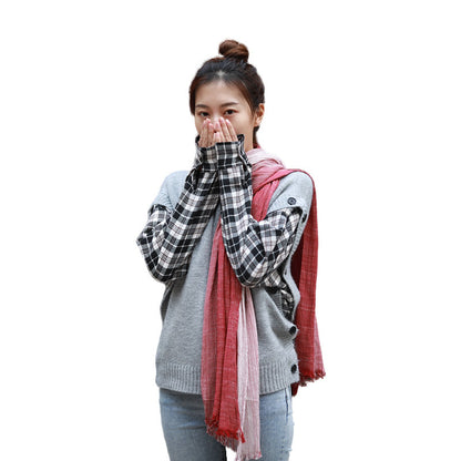 All-matching Art-style Striped Scarf For Women