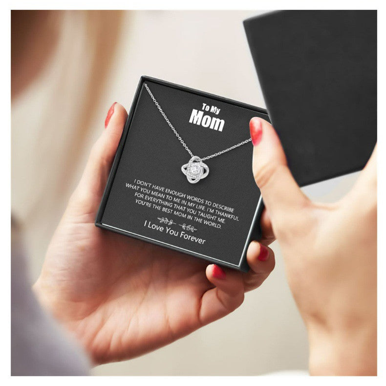 Light Luxury Minority Design Mother's Day Gift Four-leaf Clover Necklace