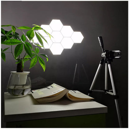 Hexagonal LED Wall Lights 6-Pack - Touch Control Modern Ambient Lighting