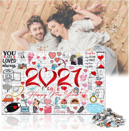 Valentine's Day Gift Puzzle 1000 Pieces Funny Toys Personalized Gifts Interactive Assemble Game