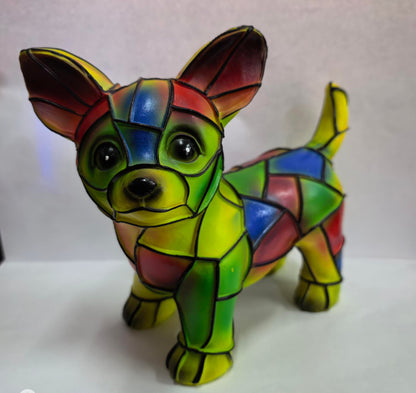 Illuminated Dog Lamp - Decorative Resin Animal Night Light | 26 Breed Designs