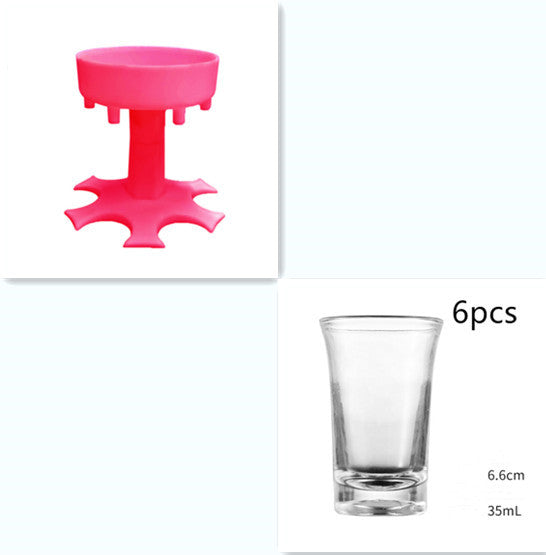 Weinausgießer, Weintrichter, 6-Port-Weinausgießer, Getränkeausgießer