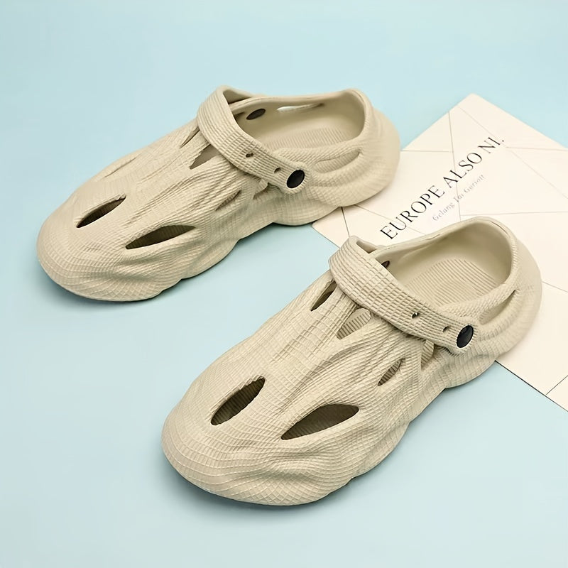 Men's Lightweight EVA Foam Clogs - Anti-Slip Quick Dry Slides for Beach, Pool & Outdoor