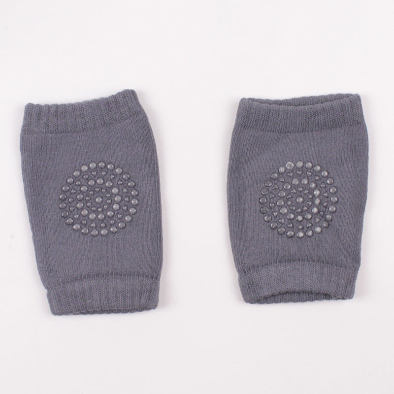 A Pair Four Seasons Fur Ring Baby Leg Protector, Elbow Toddler Crawling Baby Happy Face Knee Brace Non-slip Socks, Adjustable Elastic Neutral, As Halloween, Chrismas Gift