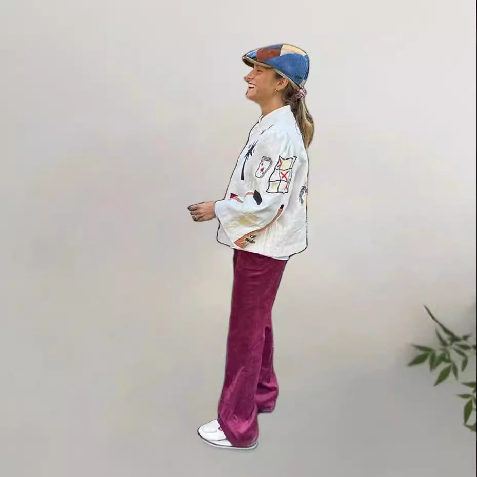 Single-breasted Short Casual Jacket Coat