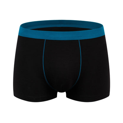 Men's cotton underwear plus size fat guy boxers breathable 3D seamless sexy youth cotton red boxers