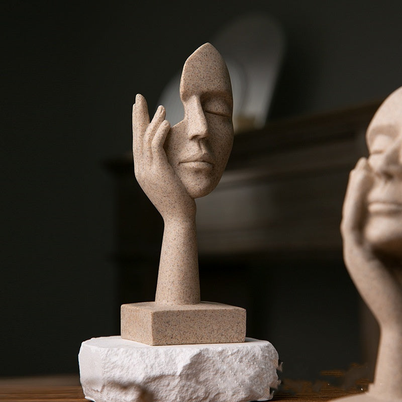 Büro-Wohnzimmer-Skulpturen