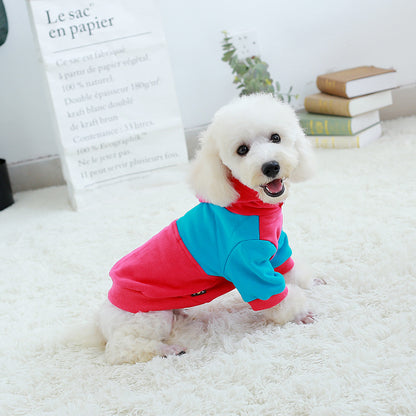 Dog Clothes Cotton Stretch Plus Velvet Pet Sweater