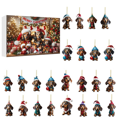 Christmas Countdown Pet Pendant Home Decoration