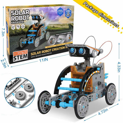 Twelve In One Solar-Powered Toy Car