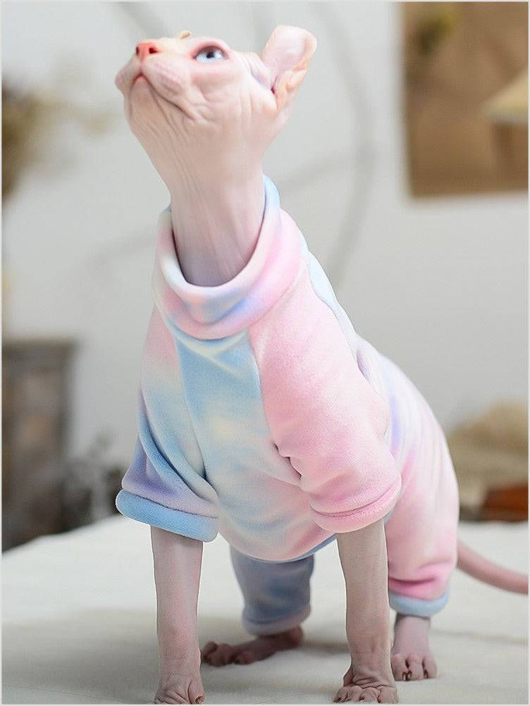 Fashionable Personality Bottoming Silver Fox Velvet Four-legged Jacket