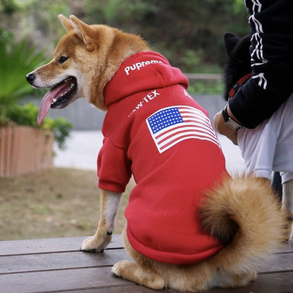 Warm autumn and winter dog clothes