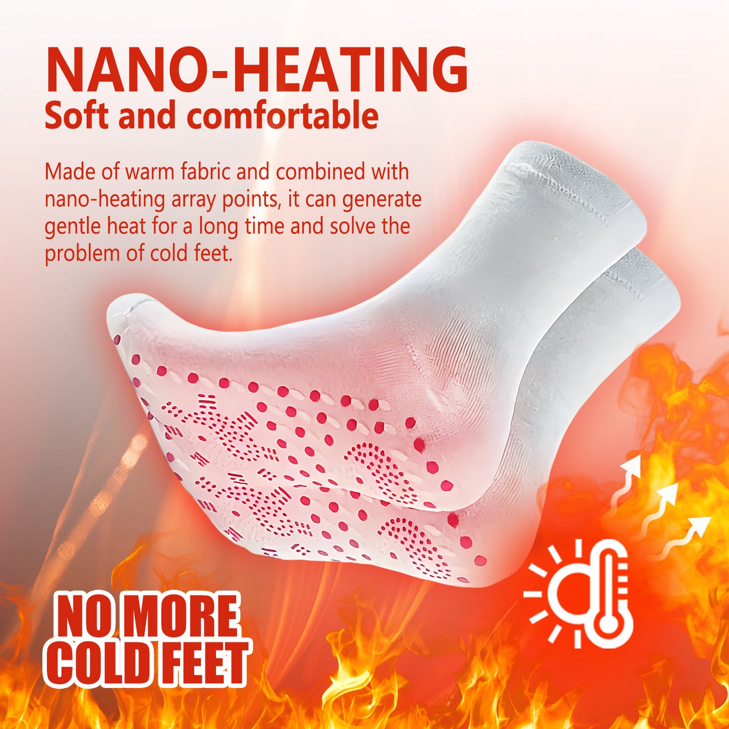 Cold-proof Foot Massage Warm Socks