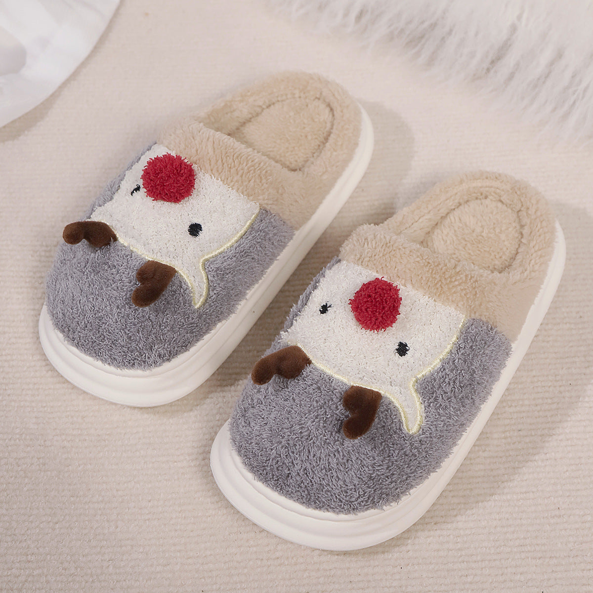 Cotton Slippers Cute Cartoon Indoor And Outdoor Warm Non-slip Comfort And Casual