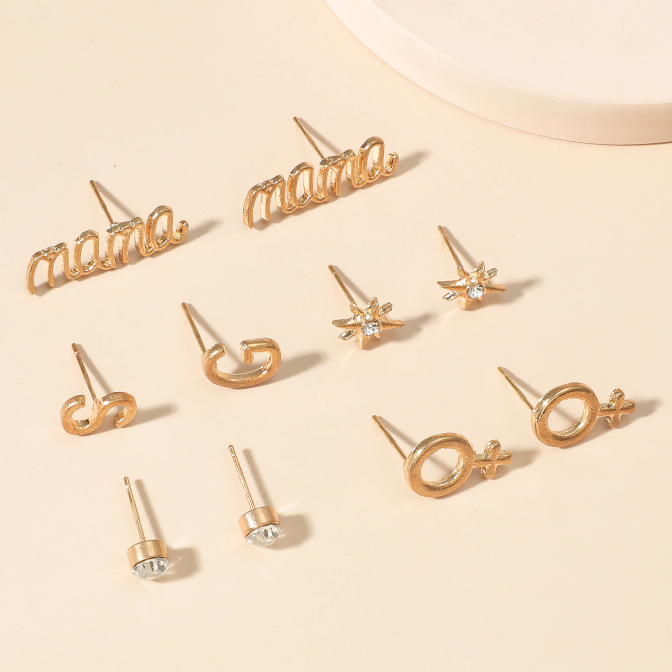 Ins Style Simple And Compact All-match Earrings Mother's Day Gift Female