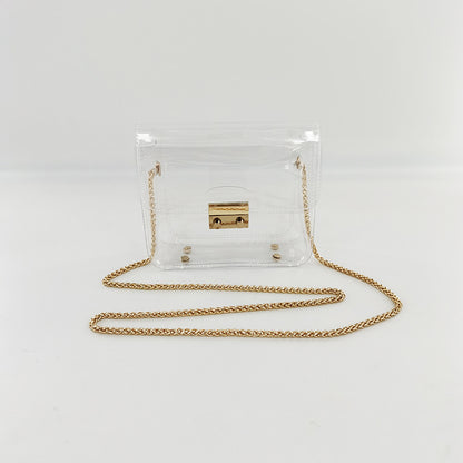 Jelly Transparent Wrapped PVC Chain Bag