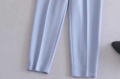 Summer New Style Simple And Fashionable Long Pants With Belt