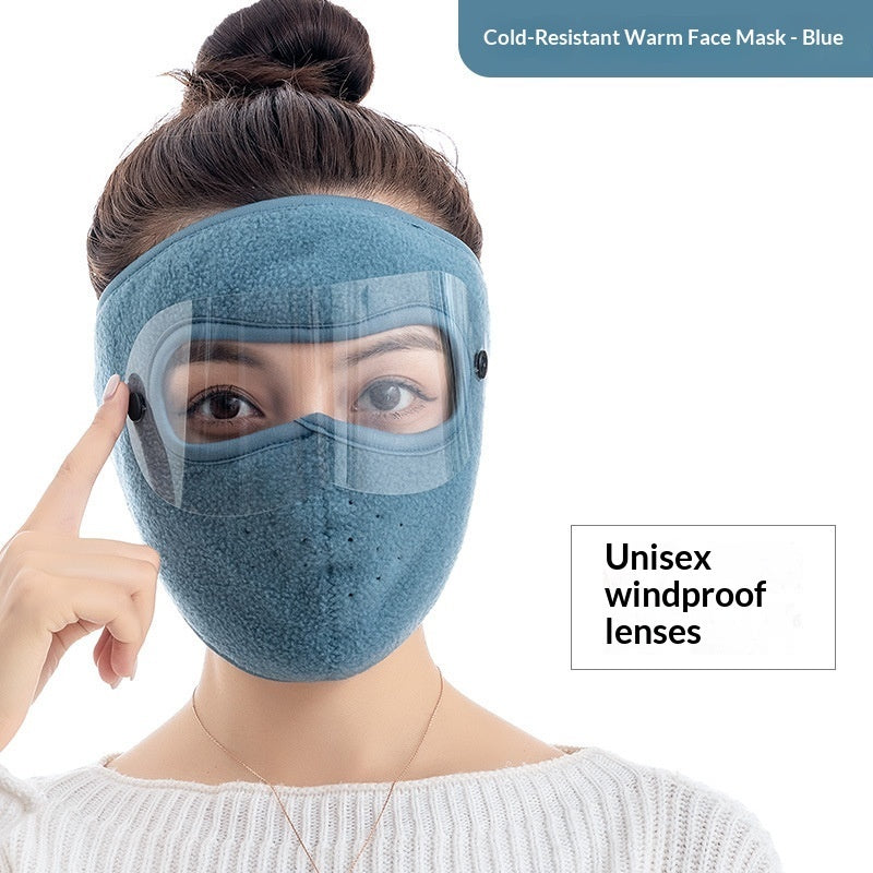 Women's Thickened Dust-Proof Neck-and-Ear-Protecting Winter Cycling Mask