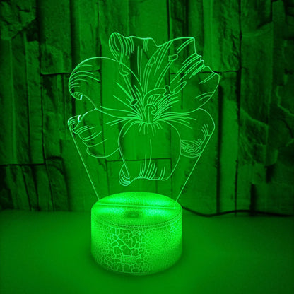 Colorful Creative Valentine's Day Gift 3D Table Lamp