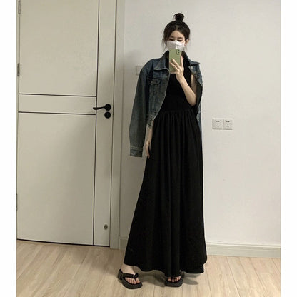 Waist Slimming Temperament Mid-length A- Line Women