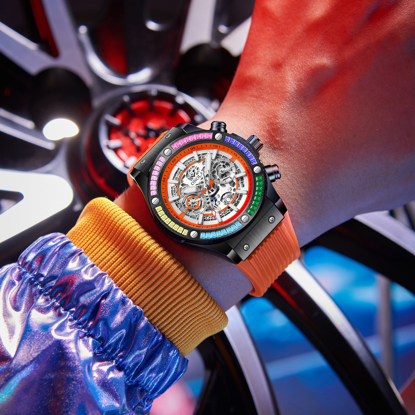Men's Fashionable All-match Waterproof Multi-functional Quartz Watch