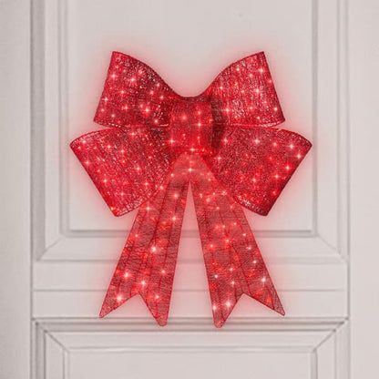 Light Up Christmas Decorative Bowknot