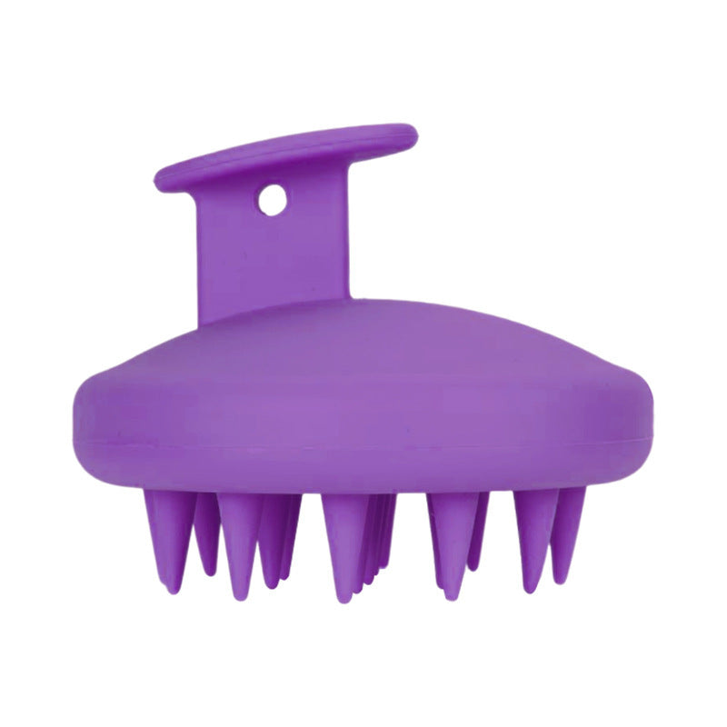Silicone Shampoo Brush Head And Scalp Cleaning