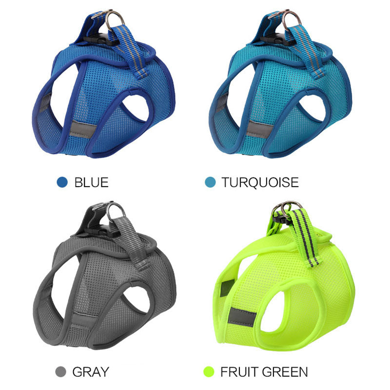 Premium Breathable Cat Harness & Leash Set - Escape-Proof Mesh Design for Safe Outdoor Adventures