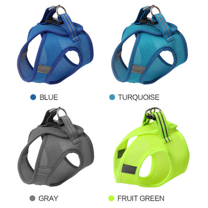 Premium Breathable Cat Harness & Leash Set - Escape-Proof Mesh Design for Safe Outdoor Adventures