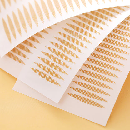 Magic Beauty Olive Double Eyelid Sticker Pearlescent Bottom Grid Natural Invisible Sticky Lace Beauty Sticker