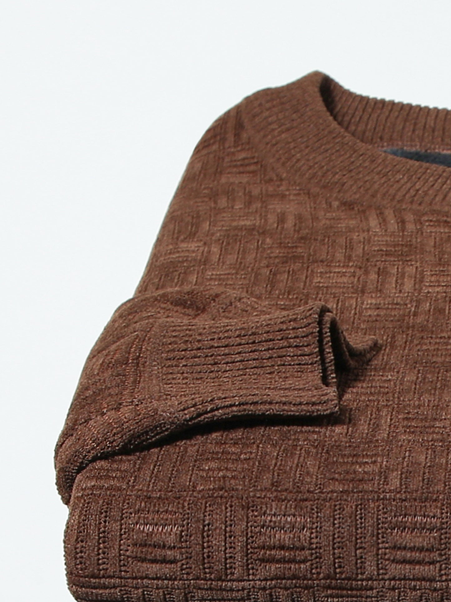 Winter New Men's Casual Sweater Round Neck Plus Thick Base Warm Sweater Best Sellers