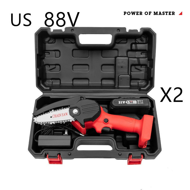 Lithium battery chain saw