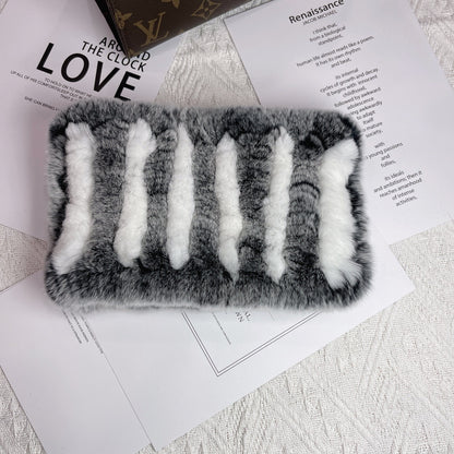 Women's Versatile Fur Snood Warm Scarf