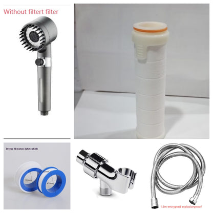 Snowflake Spray Filter Purified Water Pressurized Showerhead Nozzle