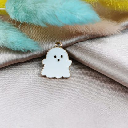 Pumpkin Head Skull Haunted House Pendant Material