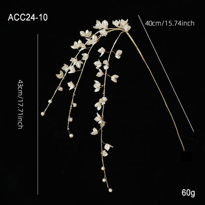 Christmas Acrylic White Crystal Twig Cutting Creative Decoration