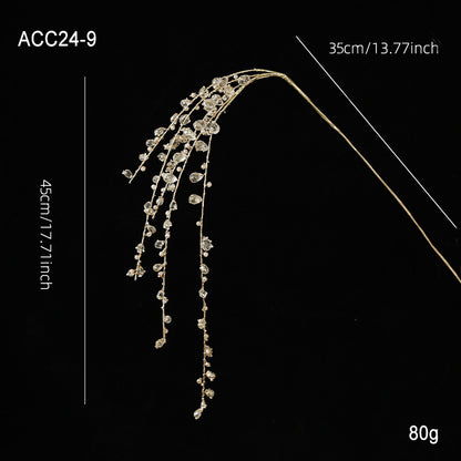 Christmas Acrylic White Crystal Twig Cutting Creative Decoration