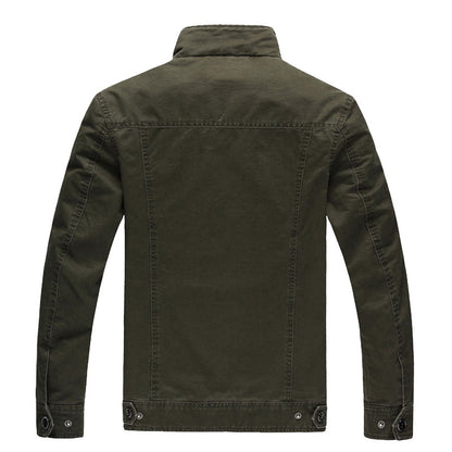 2025 Amazon Foreign Trade Men's Jacket Casual Special Forces Military Wear Large Size Flight Suit Outdoor Sports Workwear