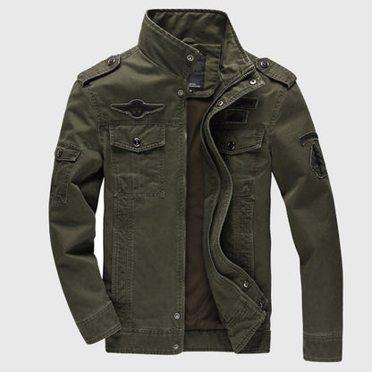 2025 Amazon Foreign Trade Men's Jacket Casual Special Forces Military Wear Large Size Flight Suit Outdoor Sports Workwear