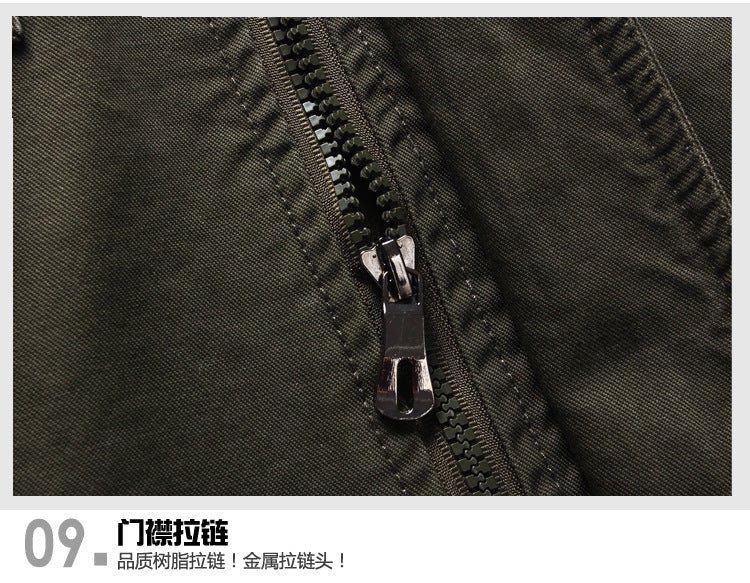 2025 Amazon Foreign Trade Men's Jacket Casual Special Forces Military Wear Large Size Flight Suit Outdoor Sports Workwear