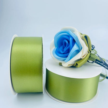 Double-sided Bright Thickened Dacron Ribbon Chinese Valentine's Day Bouquet Gift Box Package Ribbon