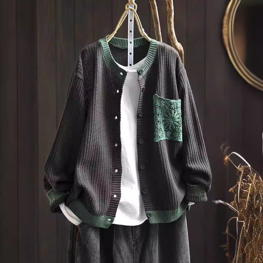 New Casual Outerwear Long-sleeve Cardigan Sweater