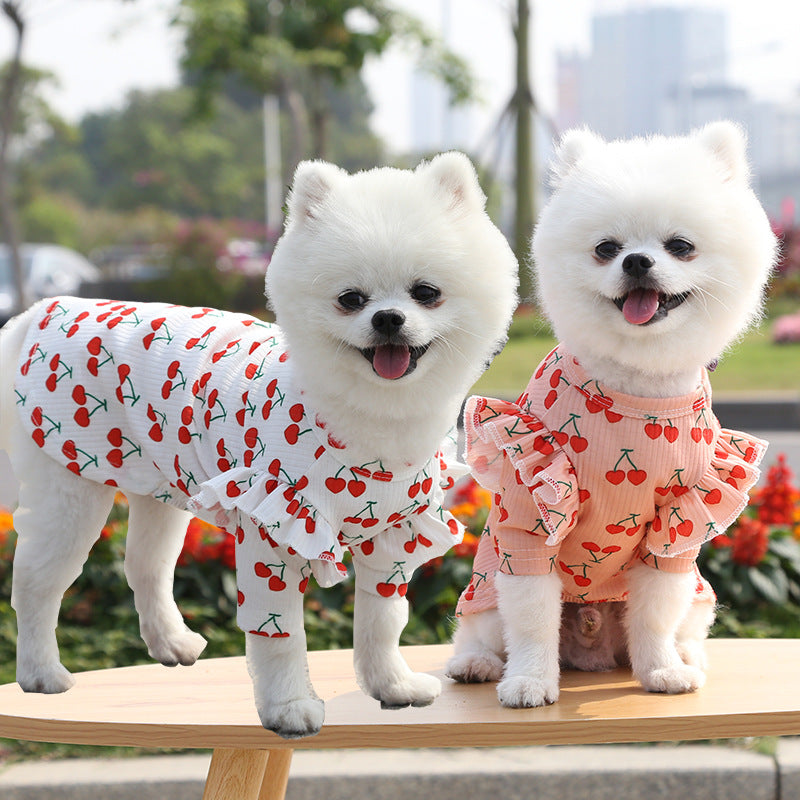 Fashion Personality Dog Bottoming Shirt Coat
