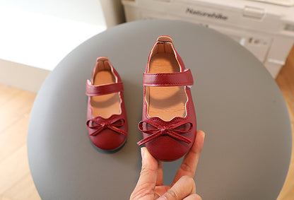 Girls Princess Mary Jane Shoes - Star Pattern Non-Slip Toddler Shoes