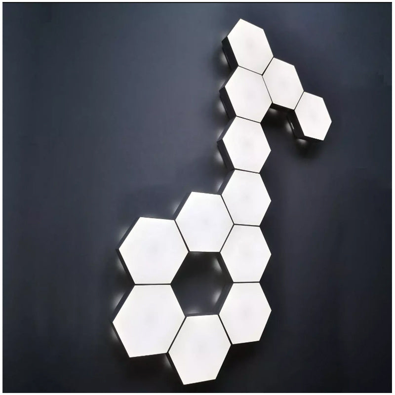 Hexagonal LED Wall Lights 6-Pack - Touch Control Modern Ambient Lighting